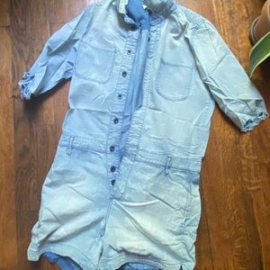 Madewell button down Romper